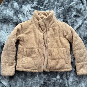 Forever 21 Tan Sherpa Jacket